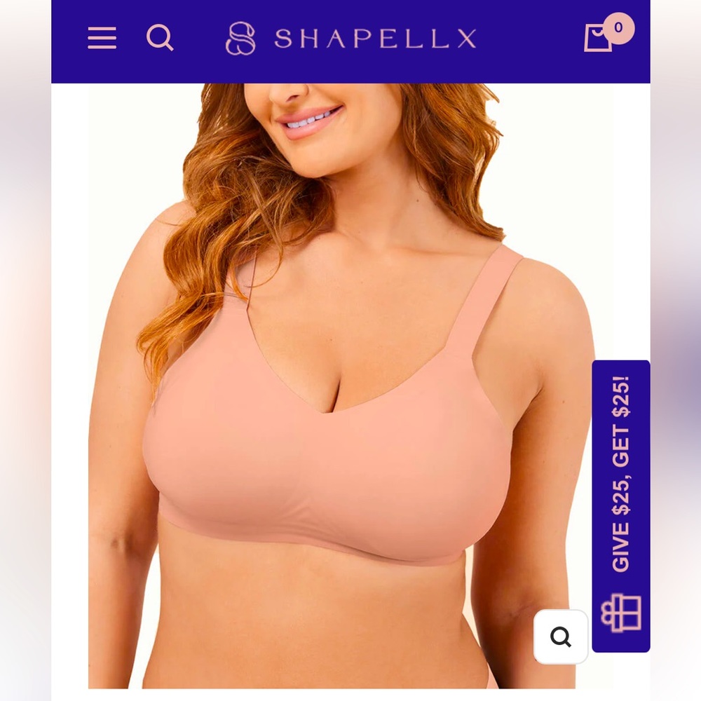 CoreSculpt Supportive V-Shape Bra - Shapellx- No Wire